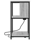 Natskab 2 pcs Grå Sonoma 38 x 31 x 61 cm Konstrueret træ