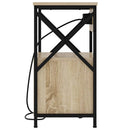 Natskab 2 pcs Sonoma eg 40 x 31 x 60 cm Konstrueret træ
