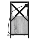 Natskab 2 pcs Grå Sonoma 40 x 31 x 60 cm Konstrueret træ