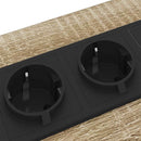 Natskab 2 pcs Sonoma eg 42 x 41 x 61 cm Konstrueret træ