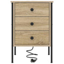 Natskab 2 pcs Sonoma eg 42 x 41 x 61 cm Konstrueret træ