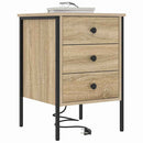 Natskab 2 pcs Sonoma eg 42 x 41 x 61 cm Konstrueret træ