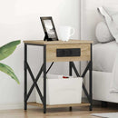 Natskab 2 pcs Sonoma eg 41 x 31 x 51 cm Konstrueret træ