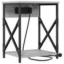 Natskab 2 pcs Grå Sonoma 41 x 31 x 51 cm Konstrueret træ