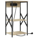 Natskab 2 pcs Sonoma eg 41 x 31 x 76 cm Konstrueret træ