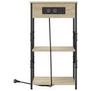 Natskab 2 pcs Sonoma eg 41 x 31 x 76 cm Konstrueret træ