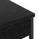 Natskab 2 pcs Sort eg 41 x 31 x 51 cm Konstrueret træ