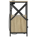 Natskab 2 pcs Sonoma eg 40 x 31 x 60 cm Konstrueret træ