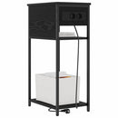 Natskab Sort eg 41 x 28 x 76 cm Konstrueret træ