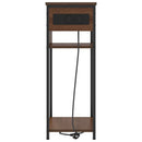 Natskab Brun eg 41 x 28 x 76 cm Konstrueret træ