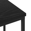 Natskab 2 pcs Sort eg 38 x 30 x 48 cm Konstrueret træ