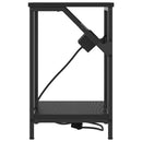 Natskab 2 pcs Sort eg 38 x 30 x 48 cm Konstrueret træ