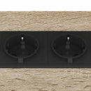 Natskab 2 pcs Sonoma eg 38 x 30 x 48 cm Konstrueret træ