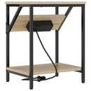 Natskab 2 pcs Sonoma eg 38 x 30 x 48 cm Konstrueret træ