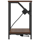 Natskab Brun eg 38 x 30 x 48 cm Konstrueret træ