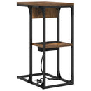 Natskab Røget eg 41,5 x 26 x 60,5 cm Konstrueret træ
