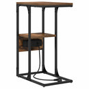 Natskab med skuffe Røget eg 41.5 x 26 x 60.5 cm Konstrueret træ
