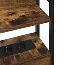 Opbevaringshovedgavl med opbevaring Røget eg Konstrueret træ