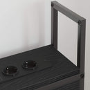 Opbevaringshovedgavl med Opladningsstation Sort eg