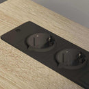 Skab med Opladningsstation med hjul Sonoma eg 76 x 41 x 72 cm