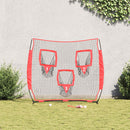 Baseball øvelsesnet Sort 214,5 x 89,5 x 181 cm Polyester