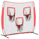 Baseball øvelsesnet Sort 214,5 x 89,5 x 181 cm Polyester