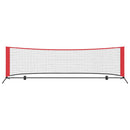 Tennis Net Sort og rød 301 x 90,5 x 87 cm Polyester