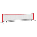 Tennis Net Sort og rød 396 x 92 x 87 cm Polyester