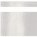 Plænekant 450 x 10 cm Rustfrit stål Sølv