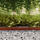 Plænekant 450 x 10 cm Cortenstål Rusten