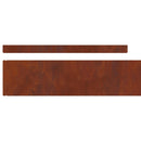 Plænekant 450 x 10 cm Cortenstål Rusten