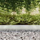 Plænekant 450 x 15 cm Rustfrit stål Sølv