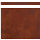 Plænekant 450 x 20 cm Cortenstål Rusten