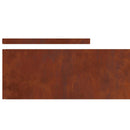 Plænekant 450 x 20 cm Cortenstål Rusten