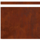 Plænekant 450 x 25 cm Cortenstål Rusten
