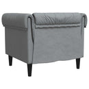 Sofa Lysegrå 78,5 x 74,5 x 74,5 cm Polyester