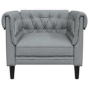 Sofa Lysegrå 78,5 x 74,5 x 74,5 cm Polyester