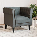 Sofa Mørkegrå 78,5 x 74,5 x 74,5 cm Polyester