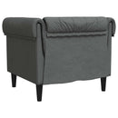 Sofa Mørkegrå 78,5 x 74,5 x 74,5 cm Polyester