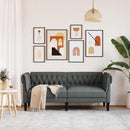 Sofa Mørkegrå 182,5 x 74,5 x 74,5 cm Polyester