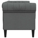 Sofa Mørkegrå 182,5 x 74,5 x 74,5 cm Polyester