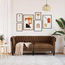 Sofa Brun 182,5 x 74,5 x 74,5 cm Polyester