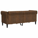 Sofa Brun 182,5 x 74,5 x 74,5 cm Polyester