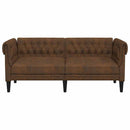 Sofa Brun 182,5 x 74,5 x 74,5 cm Polyester