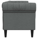 Sofa Mørkegrå 201,5 x 74,5 x 74,5 cm Polyester