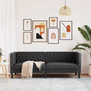 Sofa Sort 194 x 74,5 x 70,5 cm PVC