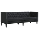 Sofa Sort 194 x 74,5 x 70,5 cm PVC