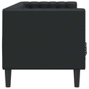 Sofa Sort 194 x 74,5 x 70,5 cm PVC