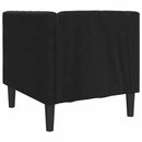 Sofa Sort 74,5 x 71 x 70,5 cm Fløjl