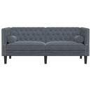 Sofa Mørkegrå 174 x 74,5 x 70,5 cm Fløjl